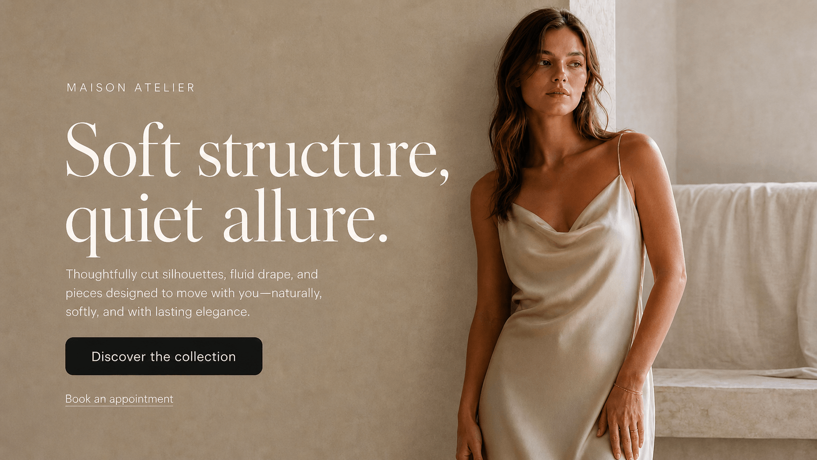Maison Atelier storefront built with Arkezone